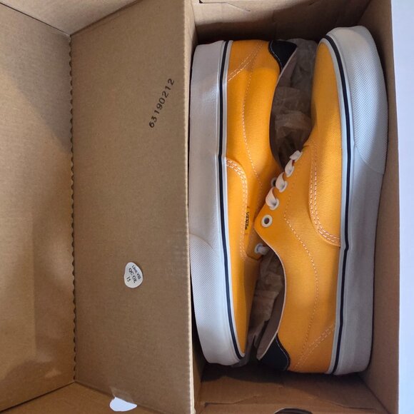 🌻 Vans Authentic Yellow Canvas Low-Top Sneakers | Never Worn w/ Box - Picture 7 of 8